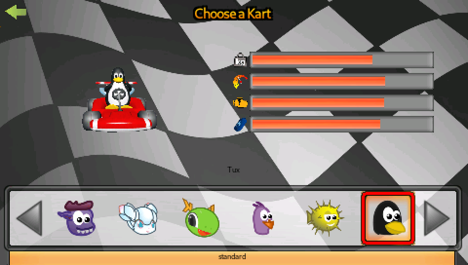 SuperTuxKart on the PSP